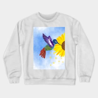 HUMMINGBIRD Sunflower Crewneck Sweatshirt